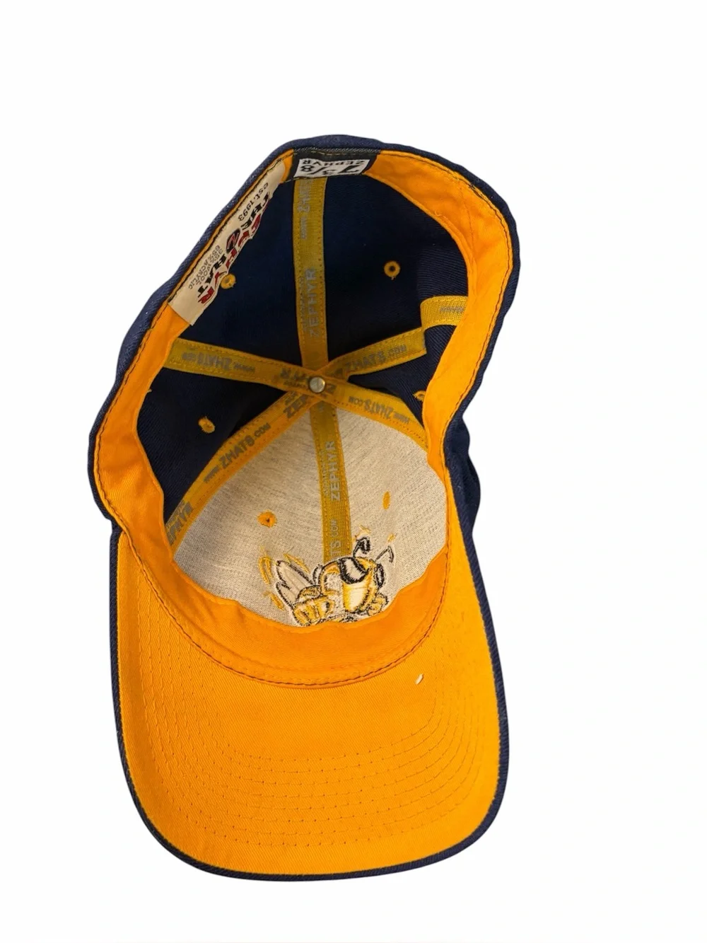 Zephyr Georgia Tech Yellow Jackets Cap - Kids Size 7 3/8.